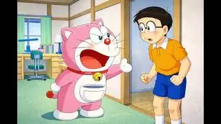 Pink doraemontana new episode. Noobi's  new house 