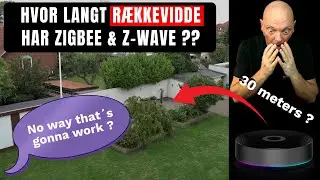 Zigbee & Z-wave Rækkevidde Test med Homey 2023 i Kastrup