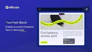 How to Use Text Path Block on Your Website with aBlocks &ndash; Step-by-Step Tutorial