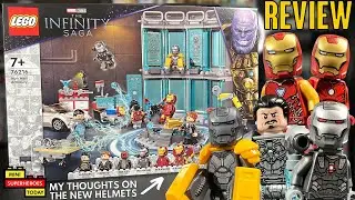 Is the LEGO IRON MAN ARMORY Worth $90!? - Full Set Review and Analysis