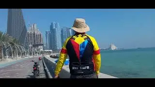 Al Corniche Fishing Adventure/Mtb vs motor al Wukair to Doha City.