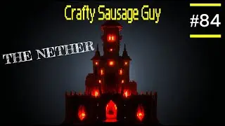 Building and exploring the UNFORGIVING NETHER fortress for blaze rods #84 Minecraft Survival Series