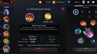 Darkness Rises skill level 100