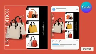 How to Make Creative Post in Canva | Canva Tutorial | Social Media Post Design | Canva Poster