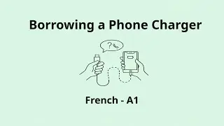 Borrowing a Phone Charger | French A1 Listening Practice