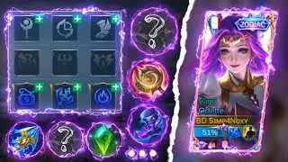 ODETTE ZODIAC SKIN | BEST BUILD AND EMBLEM SET | TOP GLOBAL ODETTE