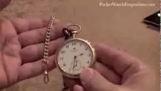 Charles Hubert, Paris 3756 GA Pocket Watch