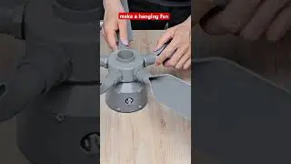 make a hanging fan with used pipes for unexpected results #popular #tools #pipelining #shorts