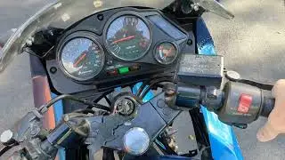 1997 Kawasaki Ninja 500r (EX500) Cold Start
