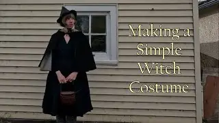Making a Simple Witch Costume