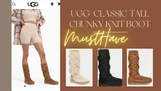 UGG CLASSIC TALL CHUNKY KNIT BOOTS