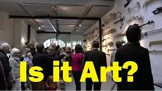 My arsenal in an art gallery! With live performance.