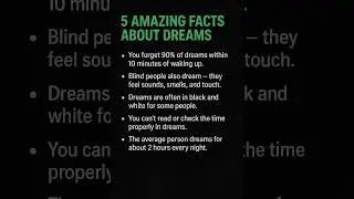 What Really Happens in Your Dreams? | Psychology Facts  #darkpsychology #humanbehavior