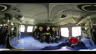 Feuerwehr-Flugdienst und Bundesheer Black Hawk S-70 (360 Grad)