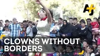 Clowns Without Borders Performs For Refugees