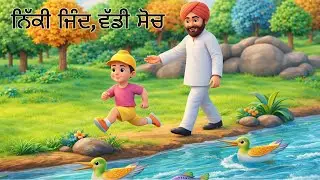 Nikki Jind Vaddi Soch Class 4 Punjabi Kahani Story Moral Nostalgia PSEB Chapter 2 Lesson 2 Full HD!!