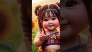 so cute little #monk #girl #short #viralvideo