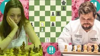 Magnus Carlsen vs Dina Belenkaya 37