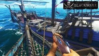 Blackwake RAMMING SPEED!  Epic Pirate Ship Battle - Let's Play Blackwake Gameplay