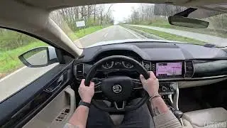 Skoda Kodiaq 2017 2.0 TDI DSG 4x4 140 kW (~190 le) - Hungarian POV Drive - Magyar POV Videó 4K60FPS
