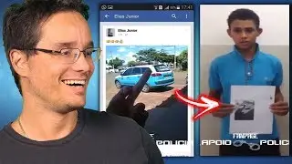 GORDINHO ARROMBA PORTA DE VIDRO E FICA ENTALADO