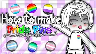 ᶻz﹒ How to make pride pins for gacha! 🏳️‍🌈  ✦﹒ Gabbieverse ✦ ﹒