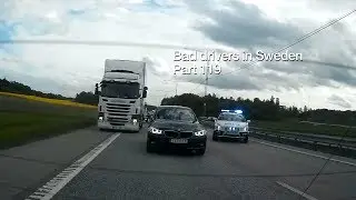 Bad Drivers in Sweden #119 Red lights, mistakes and BMWs