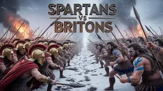 Spartans vs Britons | Epic Winter Battle in 0 A.D. ❄️⚔️