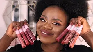 NYX Lip Lingerie XXL Matte Liquid Lipstick For Dark Skin + SWATCHES + REVIEW