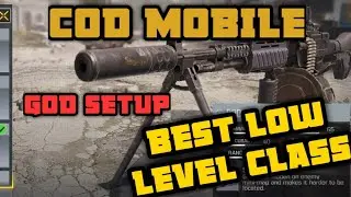 BEST LOW LEVEL CLASS SETUP COD MOBILE RPD GOD GUN