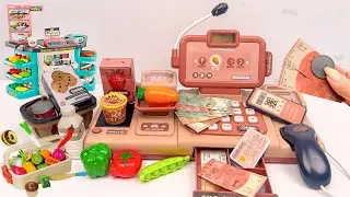 [Toy ASMR] Automatic Cash Register Supermarket Playset Unboxing 🛒 장난감 계산대 놀이 | Satisfying ASMR