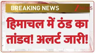 Himachal Weather Today: हिमाचल में ठंड का तांडव! अलर्ट जारी! |Snowfall| Chamba | Zee News