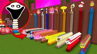 Sprunki OC Hungry Worm Added In Colored Lines Minecraft PE