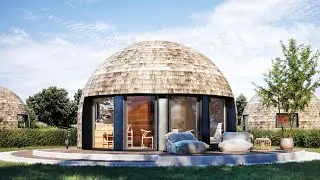 Build your eco-friendly DREAM DOME HOME with GAIA DOME Solutions! #hempcrete #hempdome #domehome