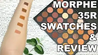 NEW MORPHE 35R PALETTE SWATCHES & REVIEW 😱