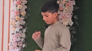 Mahabeer Jaffri Participating in Speech Competition Organised By ARK Foundation Amroha Society