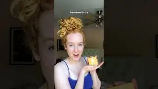 Trying a shampoo bar for the first time