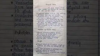 Research Ethics🔍🔍🔍 # subscribe my channel #like and share it