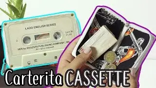 Cómo hacer Carteritas CASSETTE Retro | muy fácil DIY| inspiradas en 13 reazons why ;)