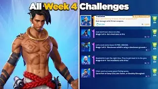 Fortnite All Week 4 Challenges Guide (Fortnite Chapter 2 Season 6) Week 4 Epic & Legendary Quests