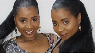 Penteado para cabelo crespo curto | Rabo de cavalo | Ponytail hairstyles | Twa 4c style | Ira