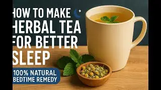 How to Make Herbal Tea for Better Sleep 🌙 | 100% Natural Bedtime Remedy