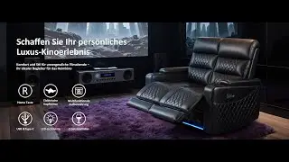 MCombo 7705 Montage Anleitung-2 Sitzer Sofa mit Schlaffunktion, Relaxsofa 2 Sitzer