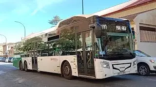 Scania Castrosua Magnus H en Av. H&eacute;roe de Sostoa - Avanza l&iacute;nea 110 bus interurbano M&aacute;laga