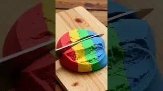 Satisfying ASMR: Knife Cutting Kinetic Sand