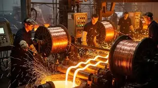 Inside the Copper Factory: From Ore to Pure Metal | Full Industrial Process