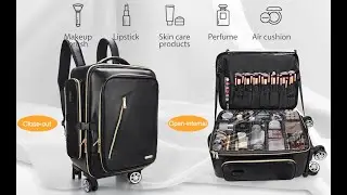 Relavel Leather Rolling Makeup Case