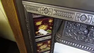 Britain`s Heritage ATI468  AT545 Victorian burnished tiled fireplace insert