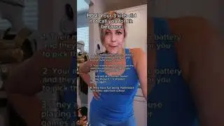 Your 3 kids did not call you for 3 hours.. 