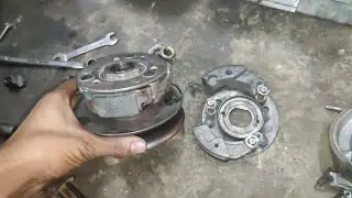 TVs scooty Pep Plus clutch shoe change